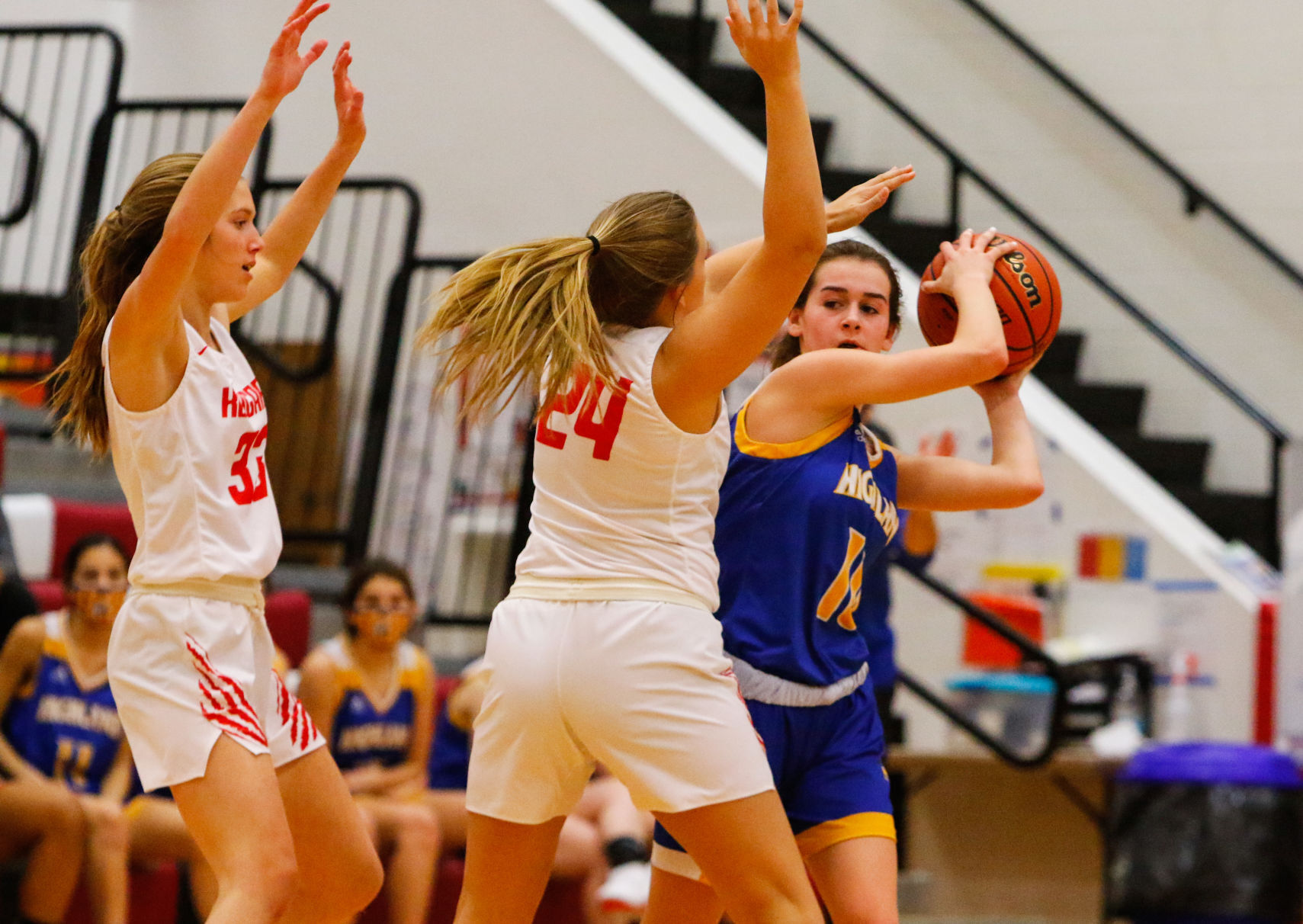 Gallery: Highland at Kankakee Valley girls basketball